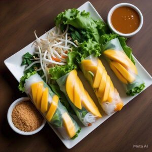 VE4 - Fresh Mango Salad Rolls