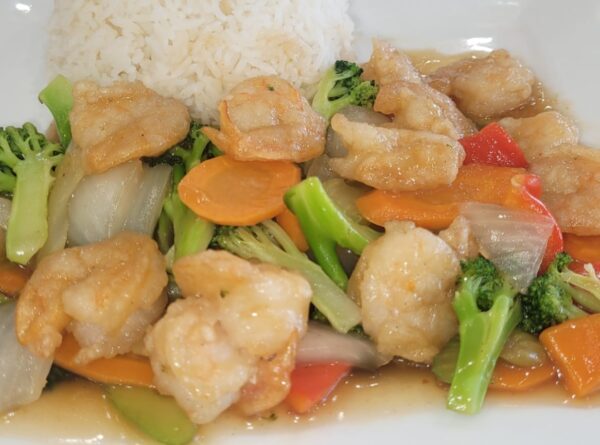 SH5 - Shrimp & Vegetables with Cashew Stir Fry