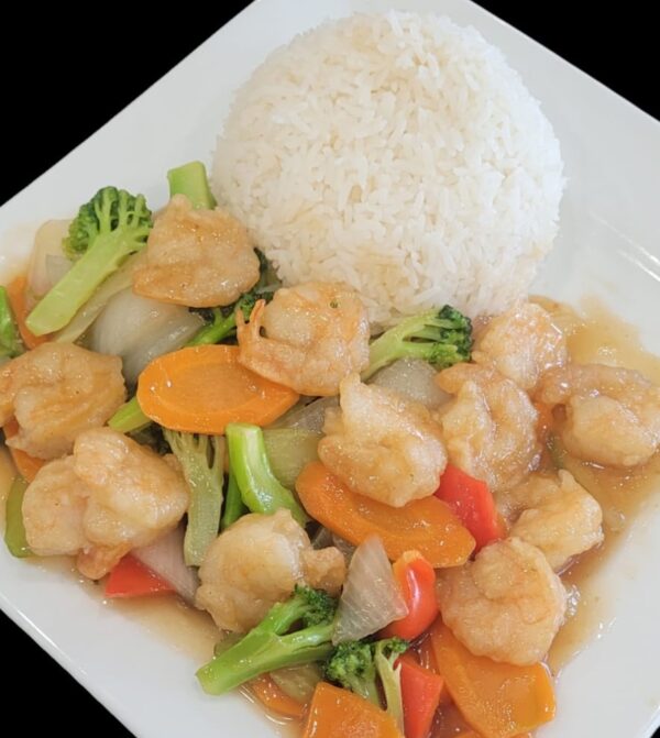 SH5 - Shrimp & Vegetables with Cashew Stir Fry