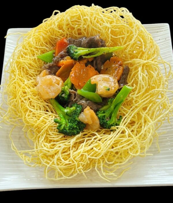 N1 - Beef, Chicken, Shrimp and Mixed Vegetables Stir Fry