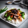 B6 - Beef in Black Bean Sauce and Mixed Vegetables Stir Fry