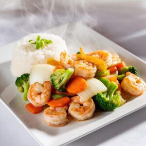 SH5 - Shrimp & Vegetables with Cashew Stir Fry