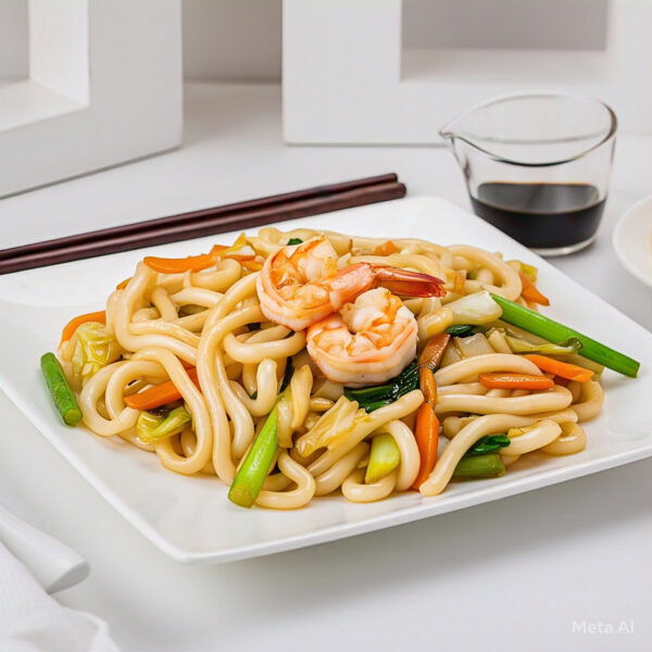 N6 - Stir Fry Udon Noodle - Mi Udon Xào